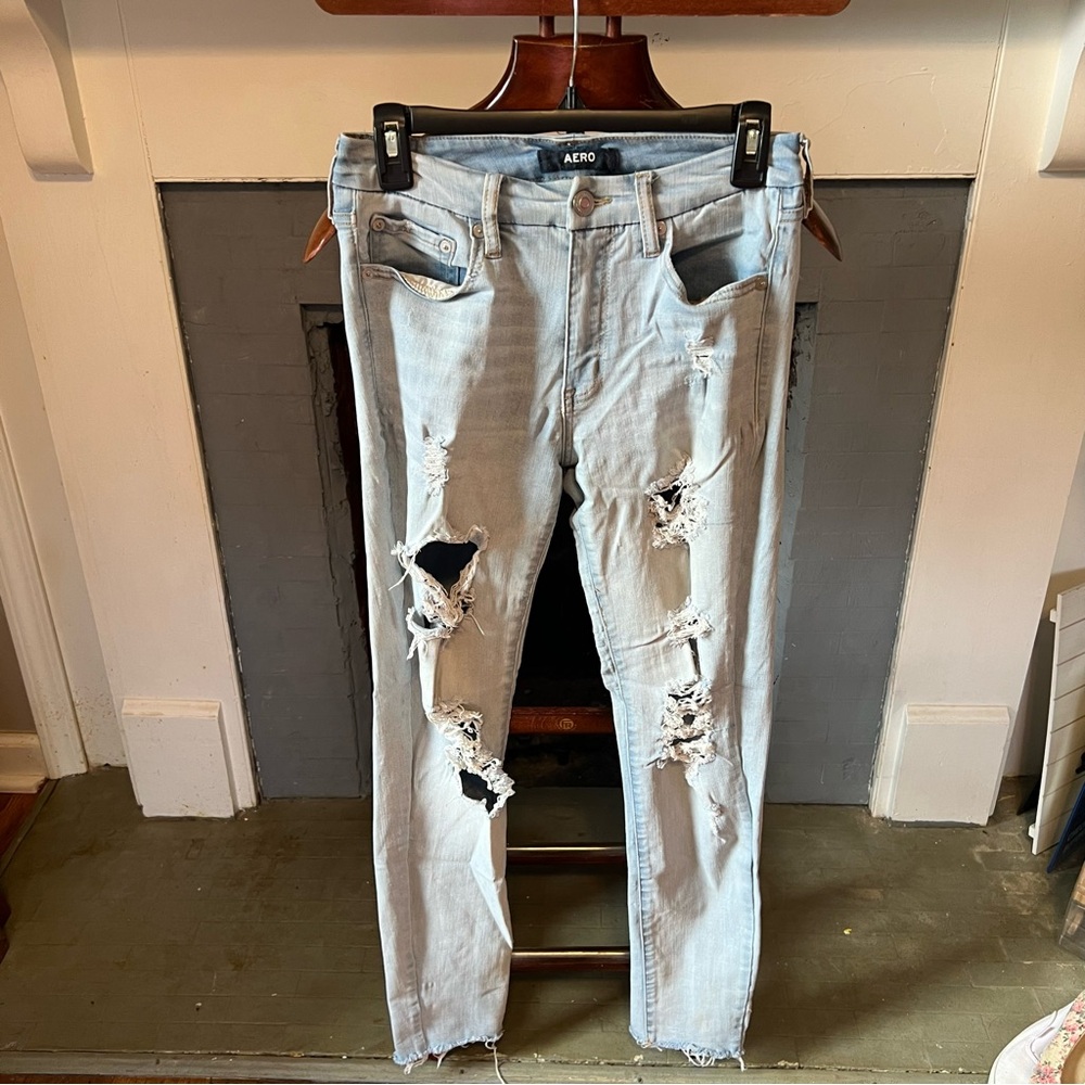High rise aero jeans!
